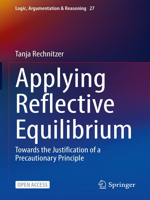 Title details for Applying Reflective Equilibrium by Tanja Rechnitzer - Available